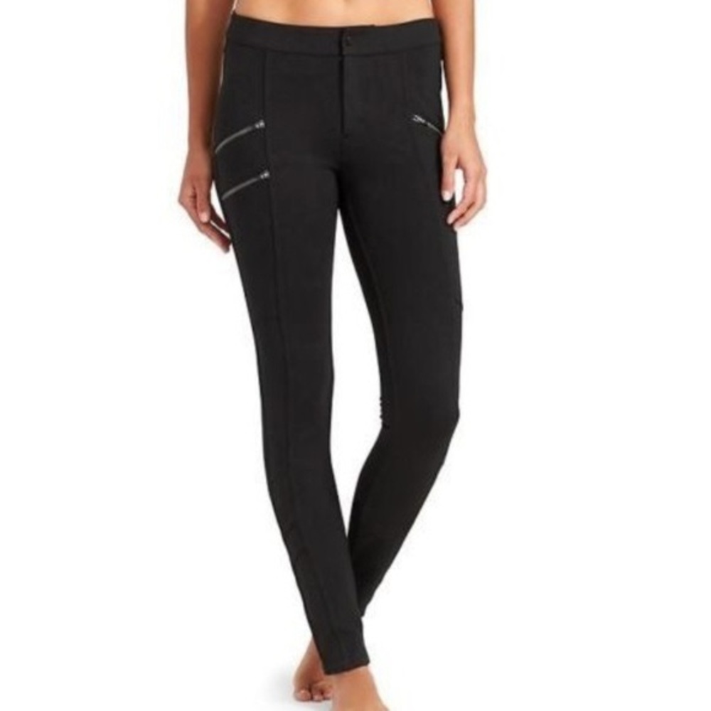 Athleta Ponte twill Moto tight